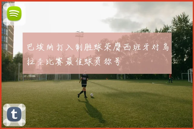 巴埃纳打入制胜球荣膺西班牙对乌拉圭比赛最佳球员称号